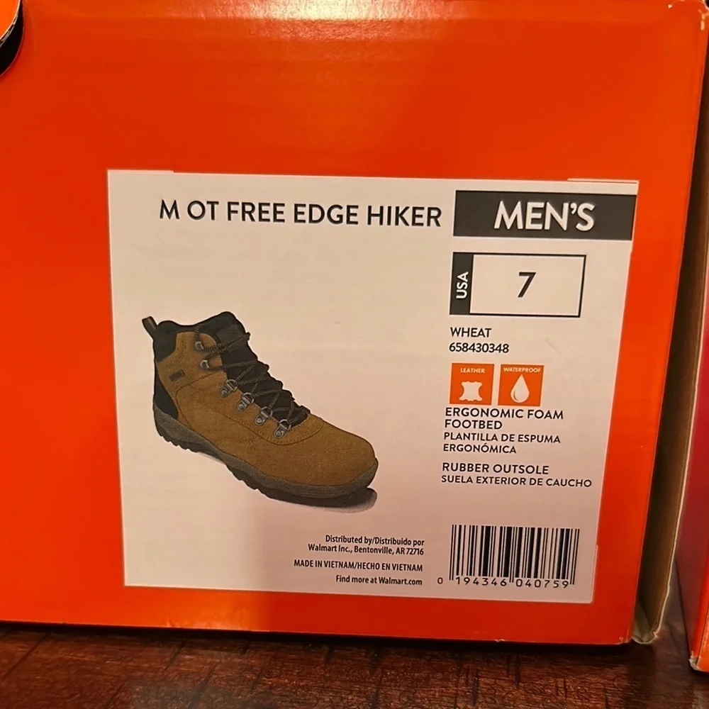 Ozark Trail Tan and Brown Hiking Boots